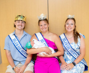 Augustine Albert with 2025 Fair Royalty