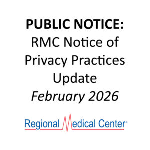 Public Notice – RMC Notice of Privacy Practices Update Graphic