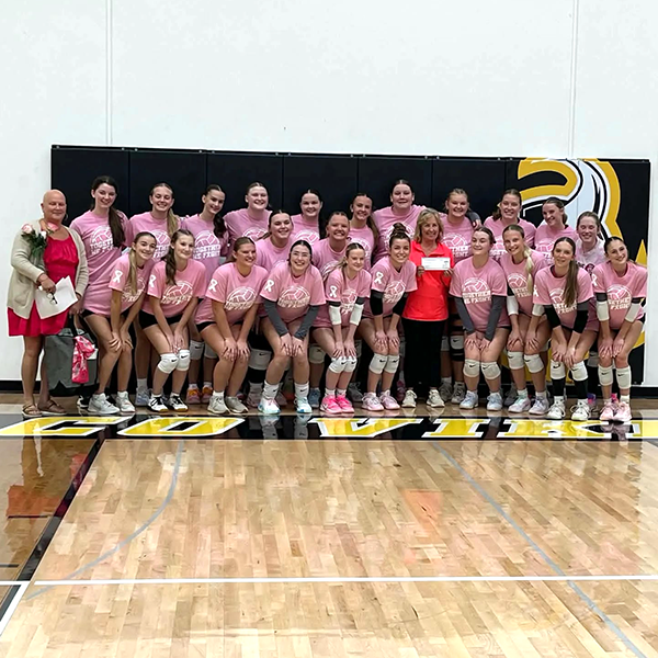 Ed-Co Volleyball Donates $15K to RMC Radiology, Surpassing $122K in Total Donations